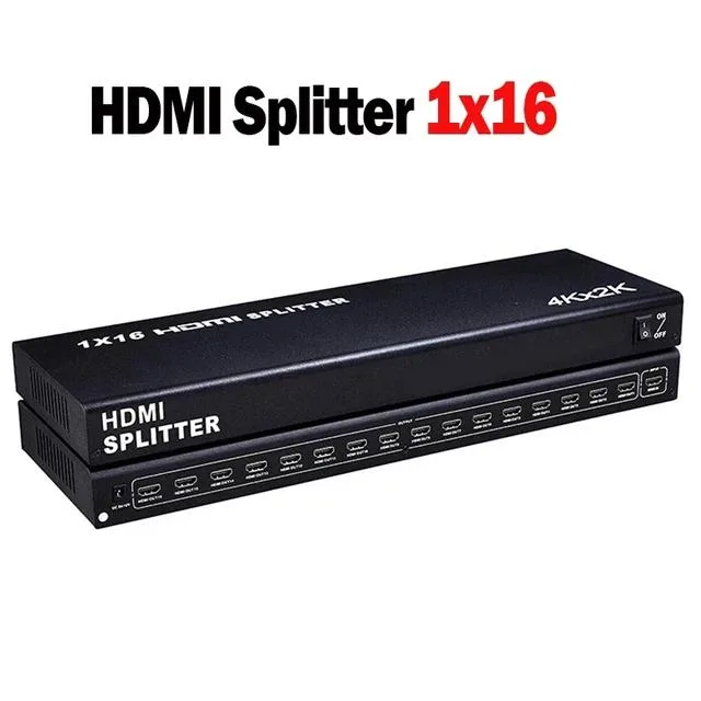 YINGHUA YINGHUA 4K 1x10 HDMI Splitter 10 Out 30Hz UK Plug — product photo