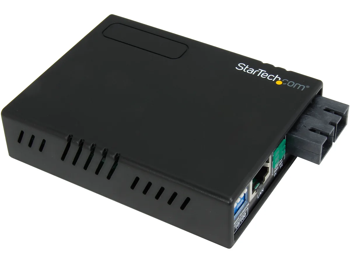 STARTECH STARTECH MCM110SC2 10/100 Mbps Media Converter Multi Mode SC 2 km SFP Transceiver — product photo
