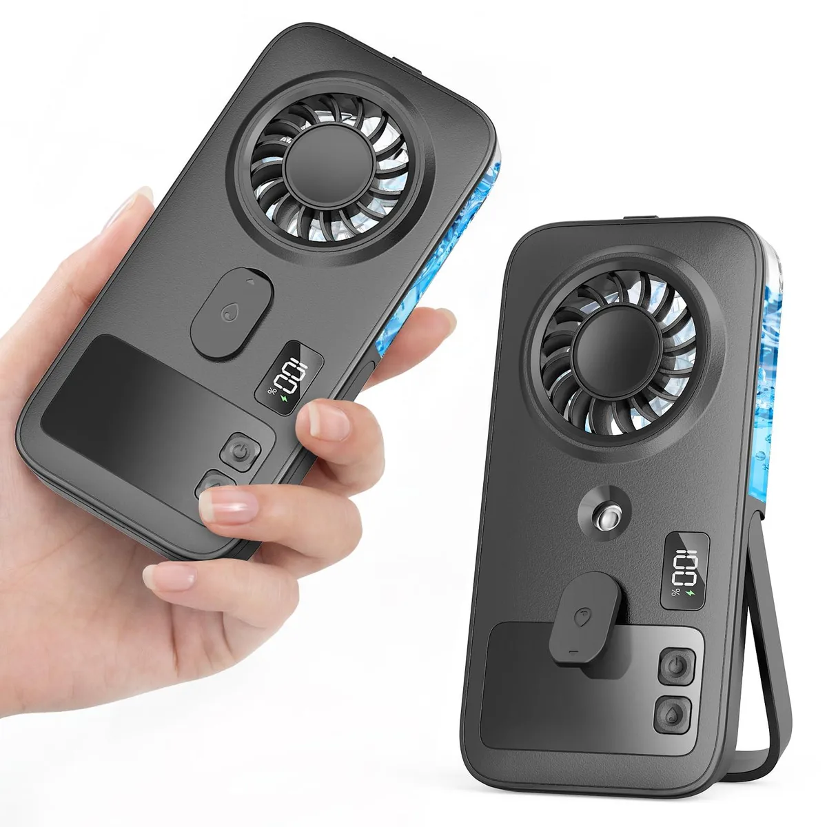  Otlonpe P1 Handheld Misting Fan 2 Pack 5.16 in 3.9 oz 2.27 h — product photo