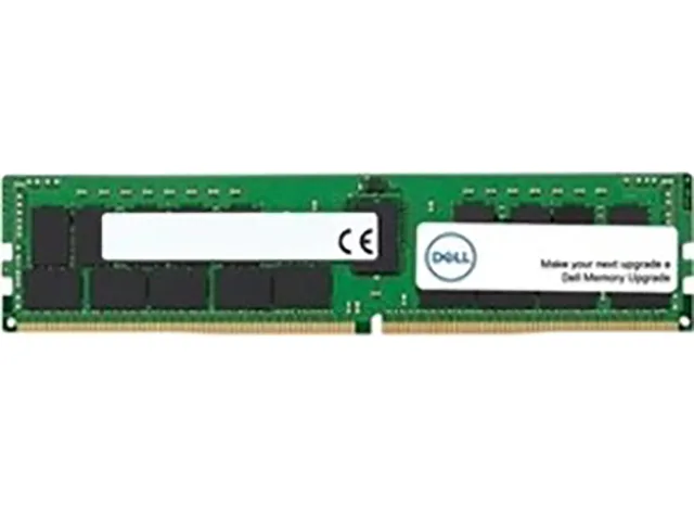 Green Dell 32GB DDR4 288-pin ECC registered server memory module