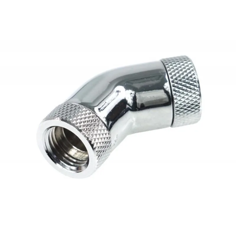 Alphacool Alphacool 64203 G1/4 45° Revolvable Angled Coupling Chrome — product photo