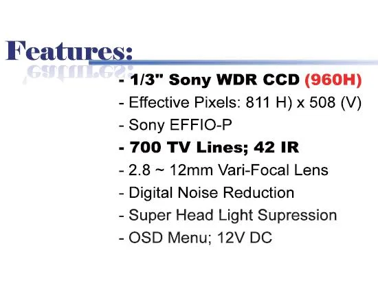 Bluecctv Bluecctv BL-IR9942VF-H-G-2812 700 TVL 2.8-12mm 42 IR 960H WDR Grey 12V DC — product photo