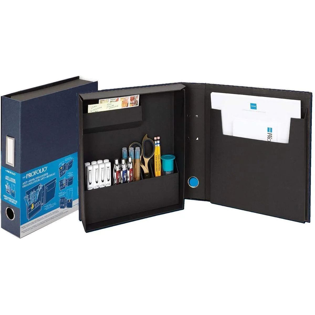 Itoya Of America, Ltd Itoya Of America, Ltd ProFolio Art and Desk Organizer 8.5x11 Navy office furniture — product photo