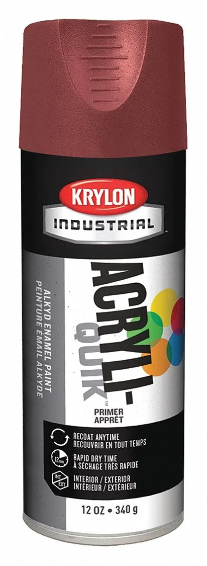 Krylon Industrial Krylon Industrial K01317A07 Spray Primer Ruddy Brown Flat 14 oz — product photo