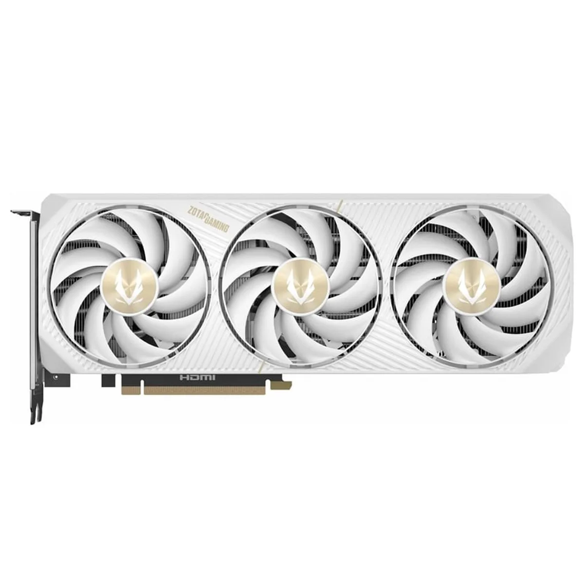 ZOTAC ZOTAC SOLID CORE WHITE GeForce RTX 5070 Ti 16GB graphics card — product photo