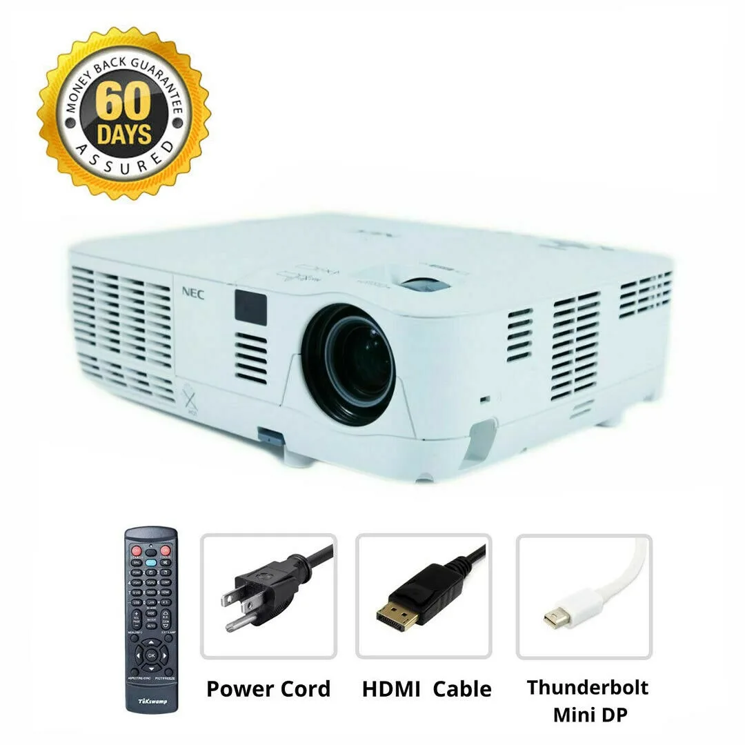 NEC NEC V260X DLP business projector 2600 lumens 1024x768 — product photo