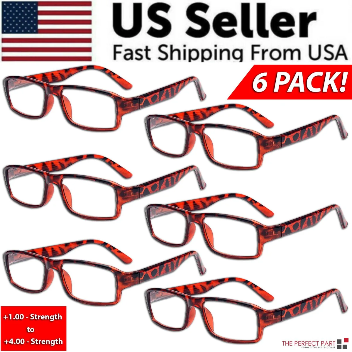 The Perfect Part The Perfect Part Reading Glasses +2.00 Leopard 2-pack — product photo