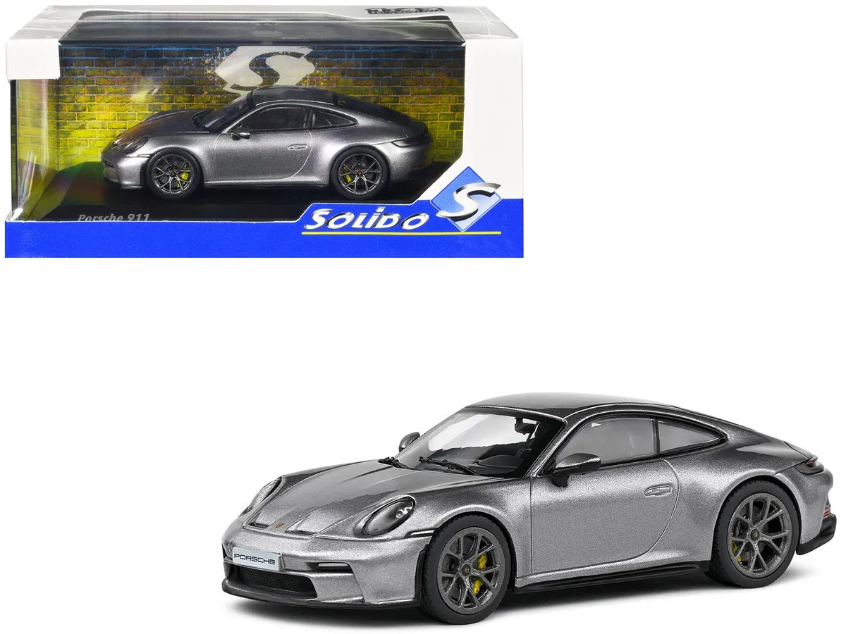 Solido Solido Porsche 911 (992) GT3 Touring GT Silver Metallic 1/43 Diecast Car — product photo