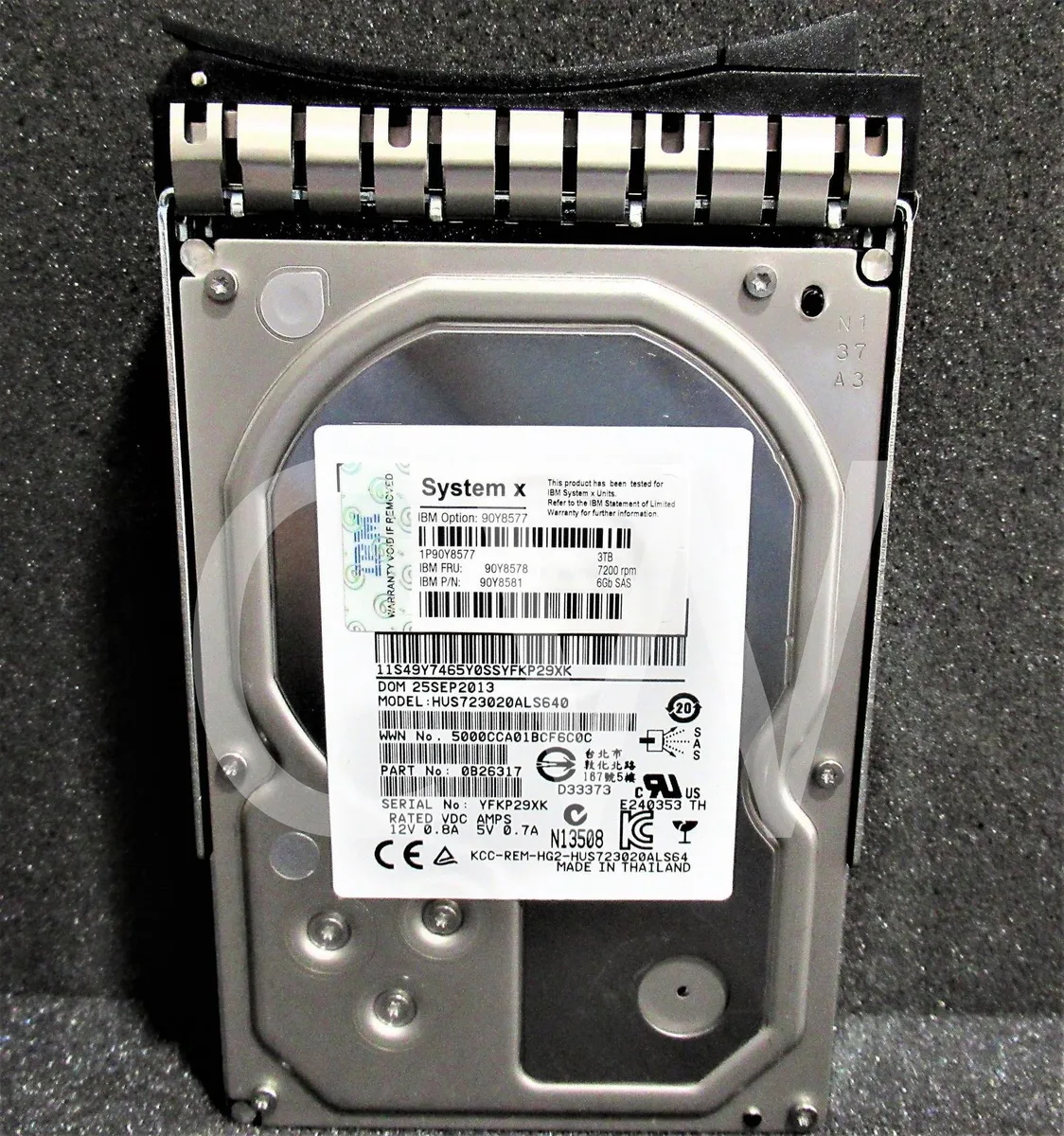 IBM IBM HUS723020ALS640 3TB 7200RPM SAS 3.5" internal hard drive — product photo