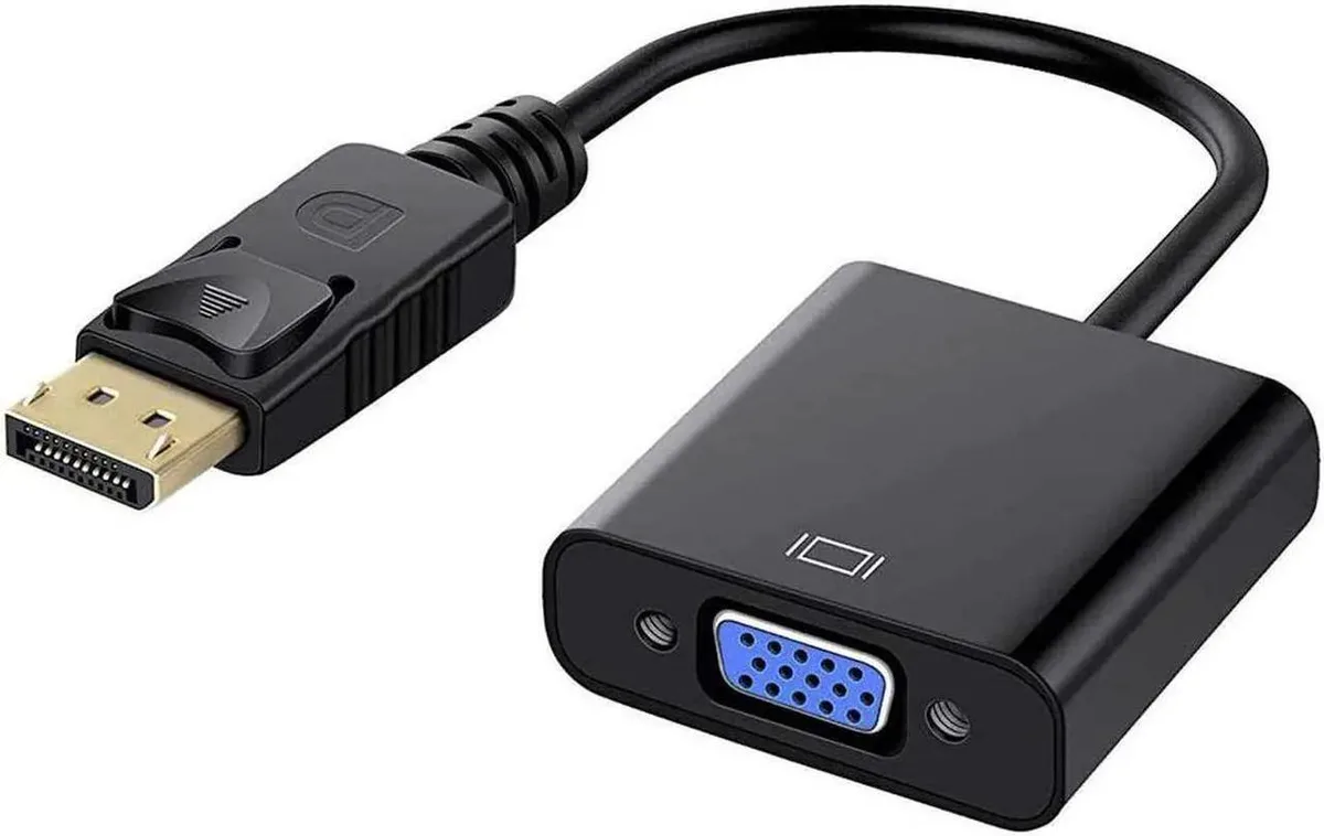 Vszerda Vszerda DisplayPort to VGA Adapter Male to Female 10-Pack Black — product photo