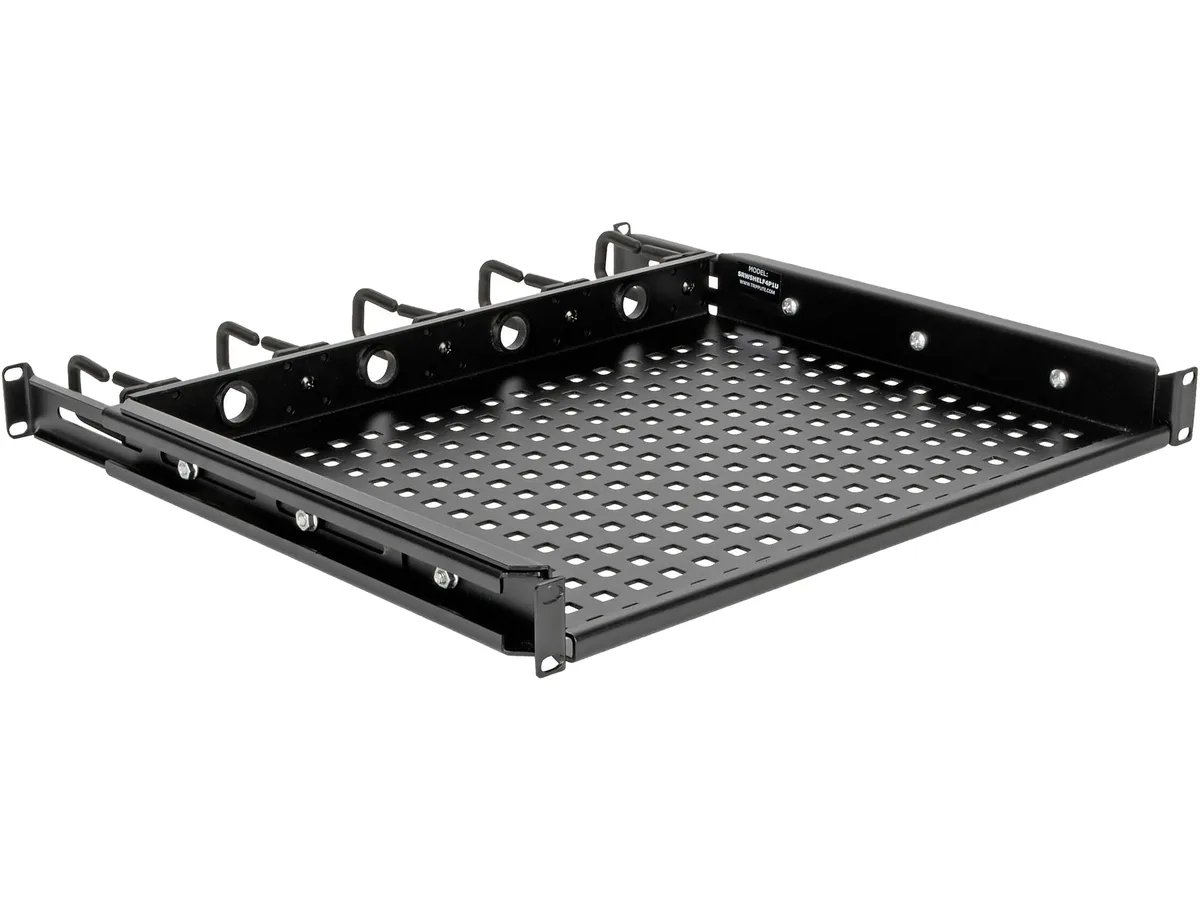Tripp Lite Tripp Lite SRWSHELF4P1U 1U Cantilevered Rack Shelf 14.2in 50lb server accessory — product photo