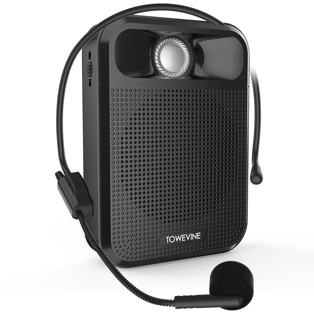  Towevine K700 Plus pa speaker 16h 14h 2.5h charge 4.3x3x1.1in .38lb 59in belt — product photo