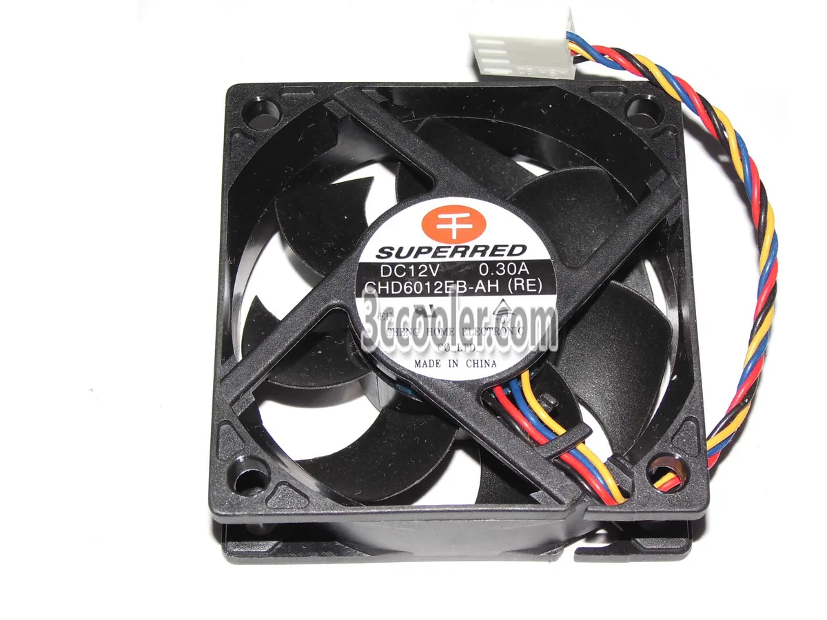 OEM Industries OEM Industries CHD6012EB-AH(RE) 60mm 12V 0.3A 4 Pin Ball Bearing Fan — product photo