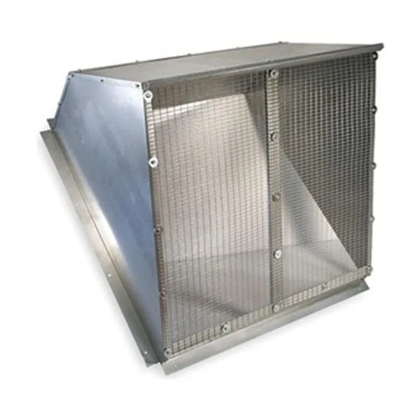 Dayton Dayton 1WBW1 Weatherhood 30In Blade Galv Steel 34 1/8In H — product photo