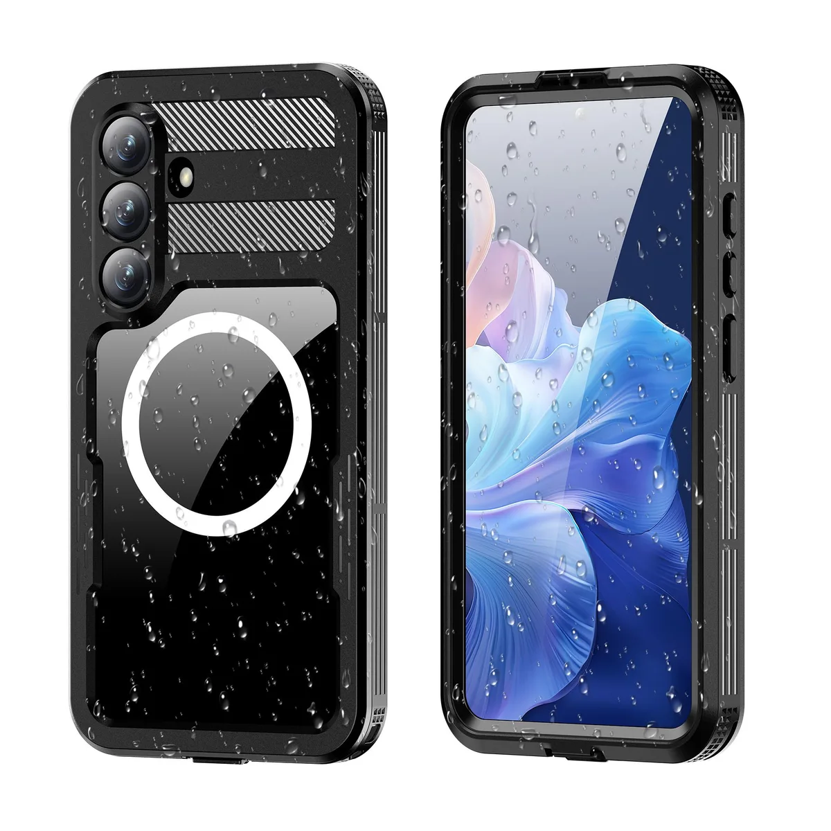 BONAEVER BONAEVER Waterproof Case for Samsung Galaxy S26 Plus 2026 IP68 Black — product photo