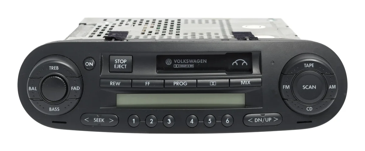 1 Factory Radio 1 Factory Radio 1C0035180E AM FM Cassette Receiver 1998-2004 Beetle — product photo