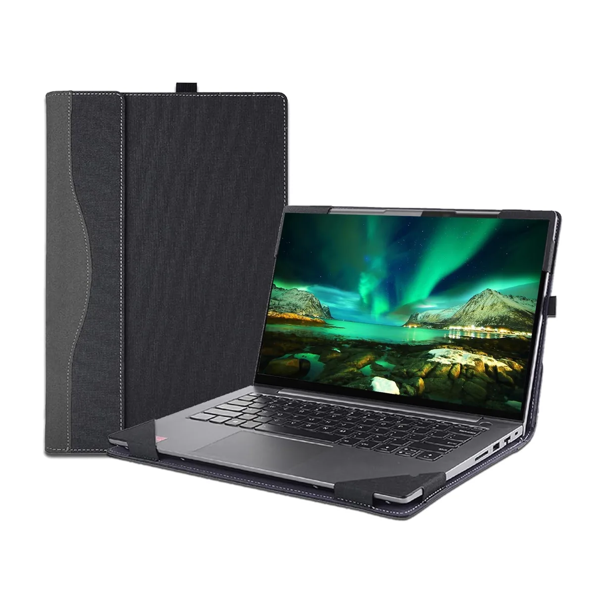 Adafruit Adafruit 16″ Lenovo Yoga 7 / Slim 7 Pro PU Leather Case Dark Gray — product photo