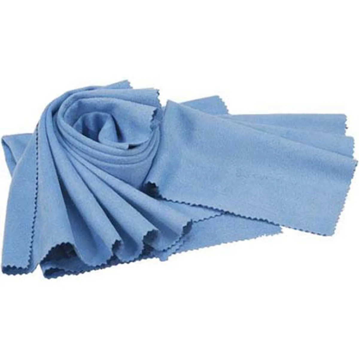 Square microfiber cloth 15 by 11 inches light grey finish