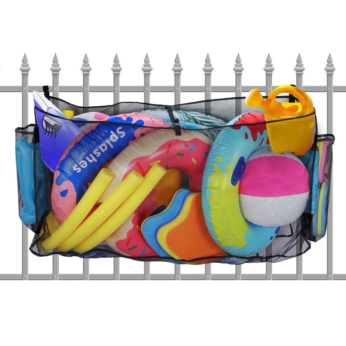  PAMASE Pool Float Storage Bag 58x31.5x13in Black — product photo