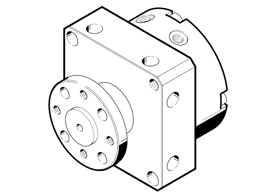 Festo Festo DSM-8-90-P-FW 185934 Rotary Actuator electrician tool — product photo