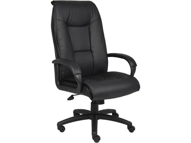 BOSS Office Products BOSS Office Products B7601 Executive LeatherPlus Chair 27 inch base 275 lb — product photo