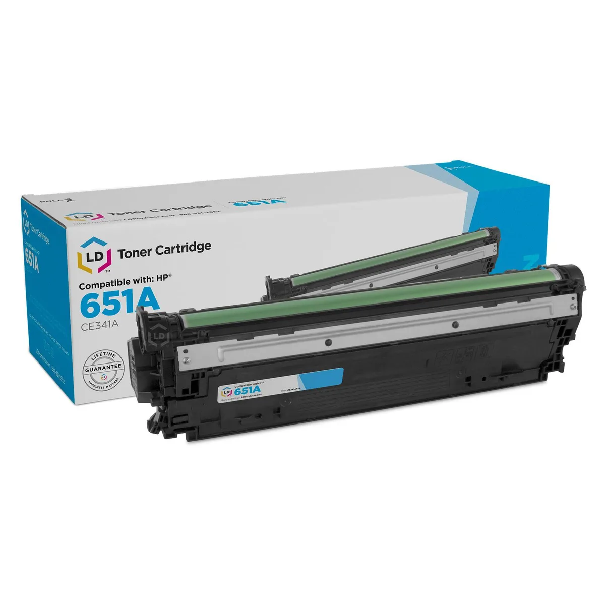 LD Products LD Products HP 651A CE341A Cyan Toner Cartridge 16000 Pages — product photo