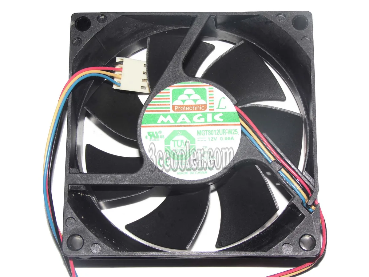 OEM Industries OEM Industries MGT8012UR-W25 80mm 12V 0.66A 4 Pin CPU cooler — product photo
