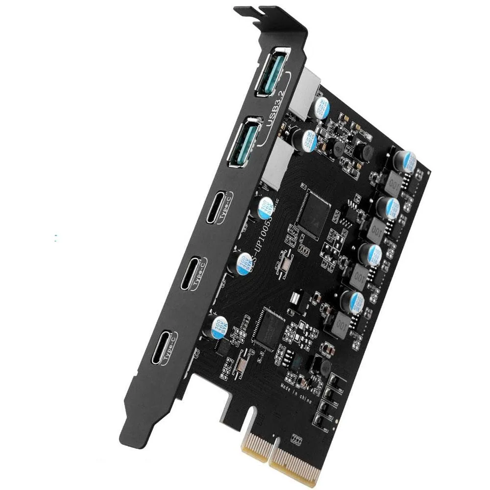 ESTONE ESTONE PCIE22A3C3.2 USB 3.2 Gen 2 5-Port Card (3C/2A) 10Gbps — product photo