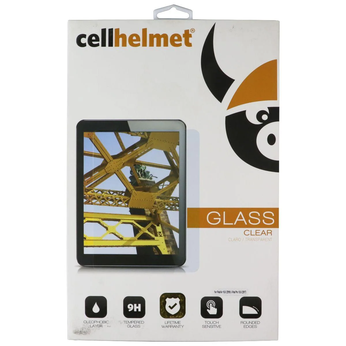 CellHelmet CellHelmet Tempered Glass Screen Protector for iPad Air 10.5 (2019) / iPad Pro 10.5 (2017) — product photo