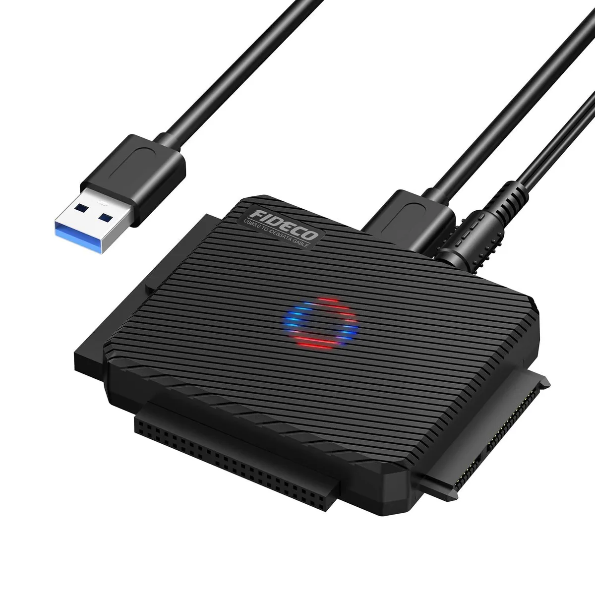 FIDECO SATA IDE USB 3.0 Adapter Cable 1.8 in Red — product photo