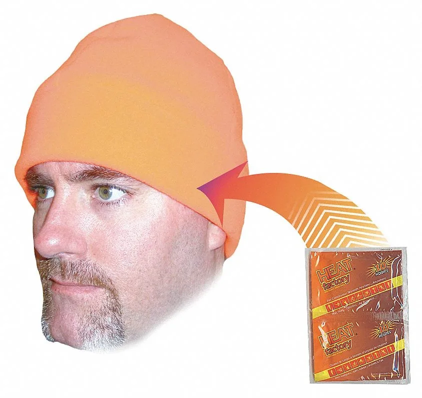 Heat Factory Heat Factory 586-BO Beanie Cap Orange Universal personal protective equipment — product photo