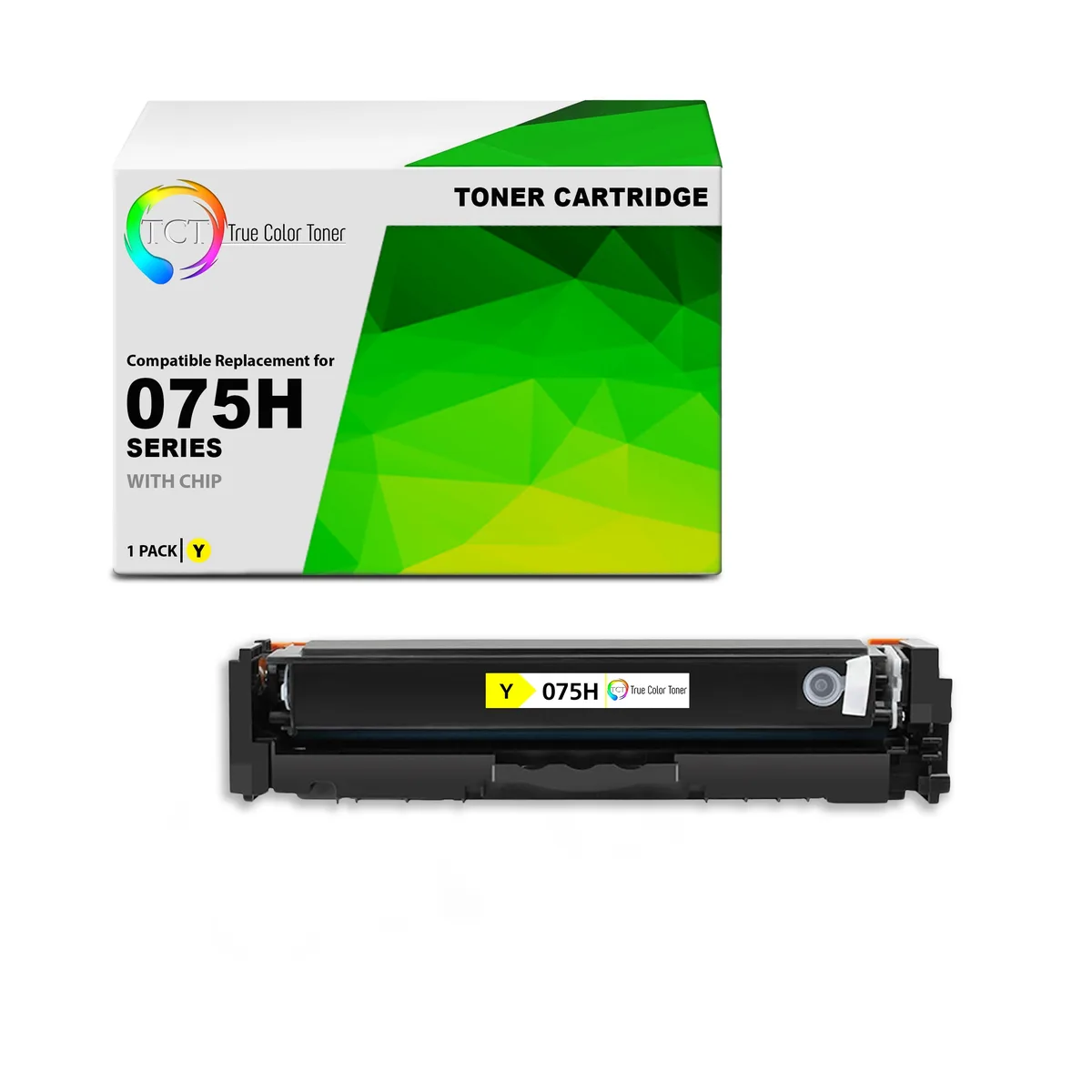 TCT TCT 075H Yellow Toner Cartridge High Yield 2500 Pages — product photo