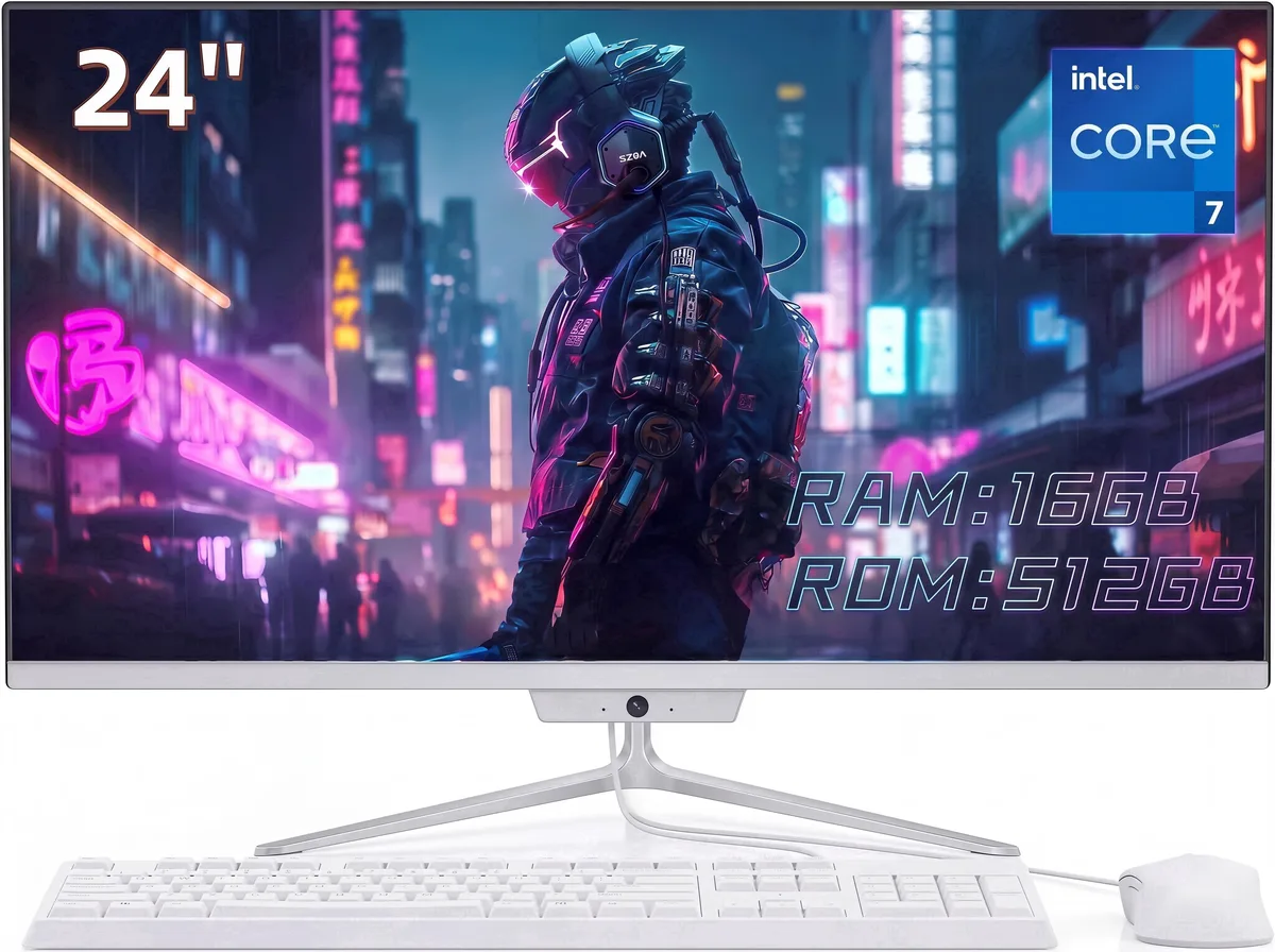 Toemaagic Toemaagic All-in-One PC 24" FHD i7 4.0GHz 16GB 512GB White — product photo