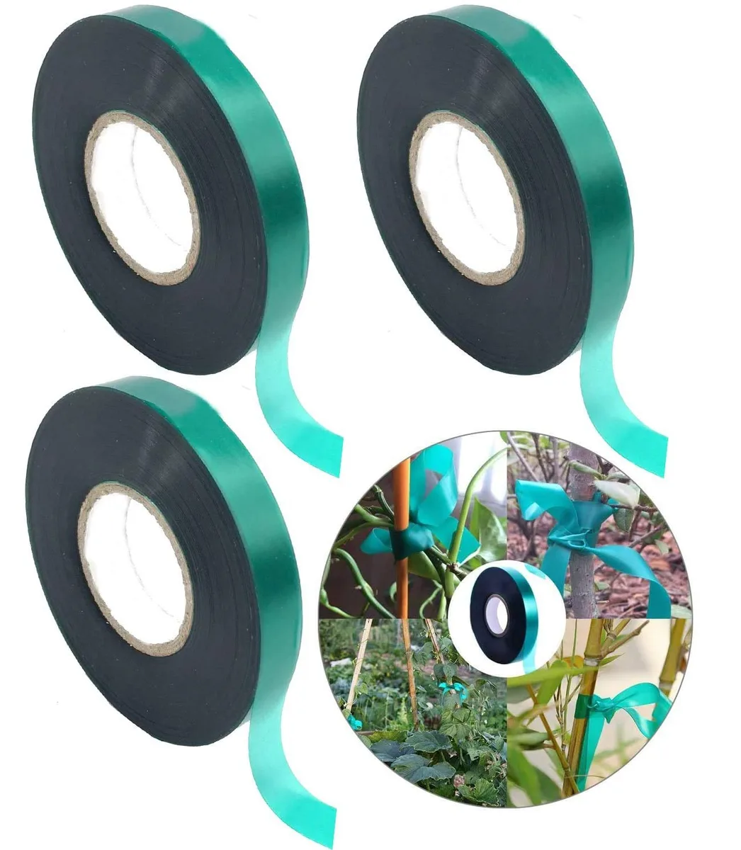  Medoore Stretch Tie Tape 0.5 Inch 150 Feet 3 Rolls — product photo