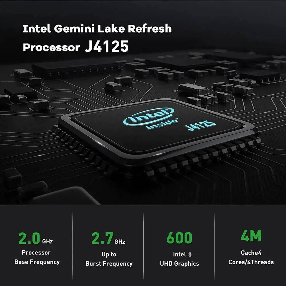 Defendwe Defendwe J4125 8GB 256GB barebone mini PC — product photo