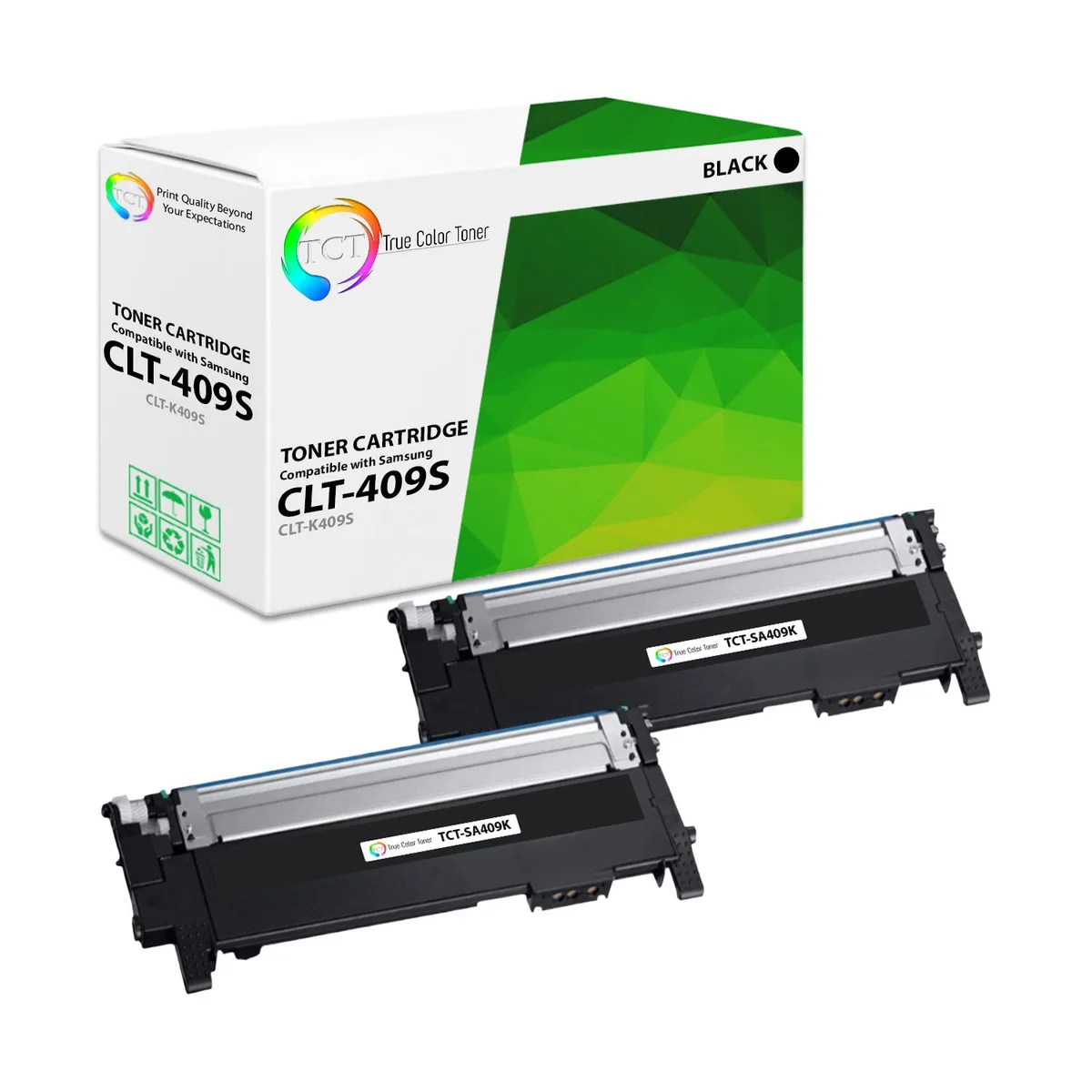 True Color Toner True Color Toner CLT-K409S Black Toner Cartridge 2 Pack — product photo