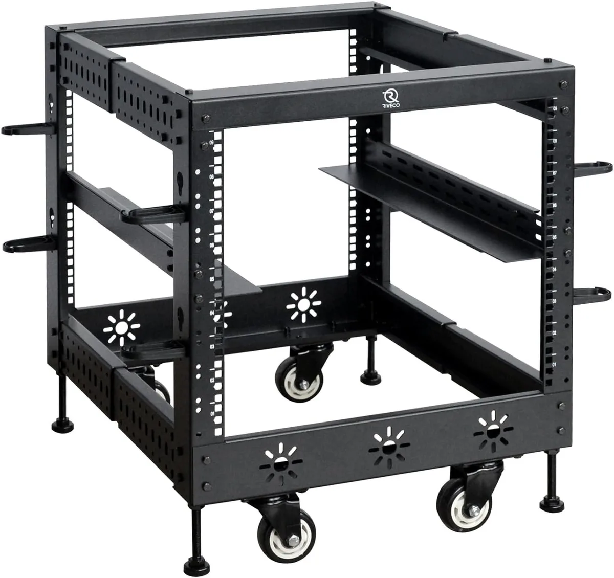 BFKK BFKK 9U 19" Adjustable Depth Server Rack 24-38" Black — product photo