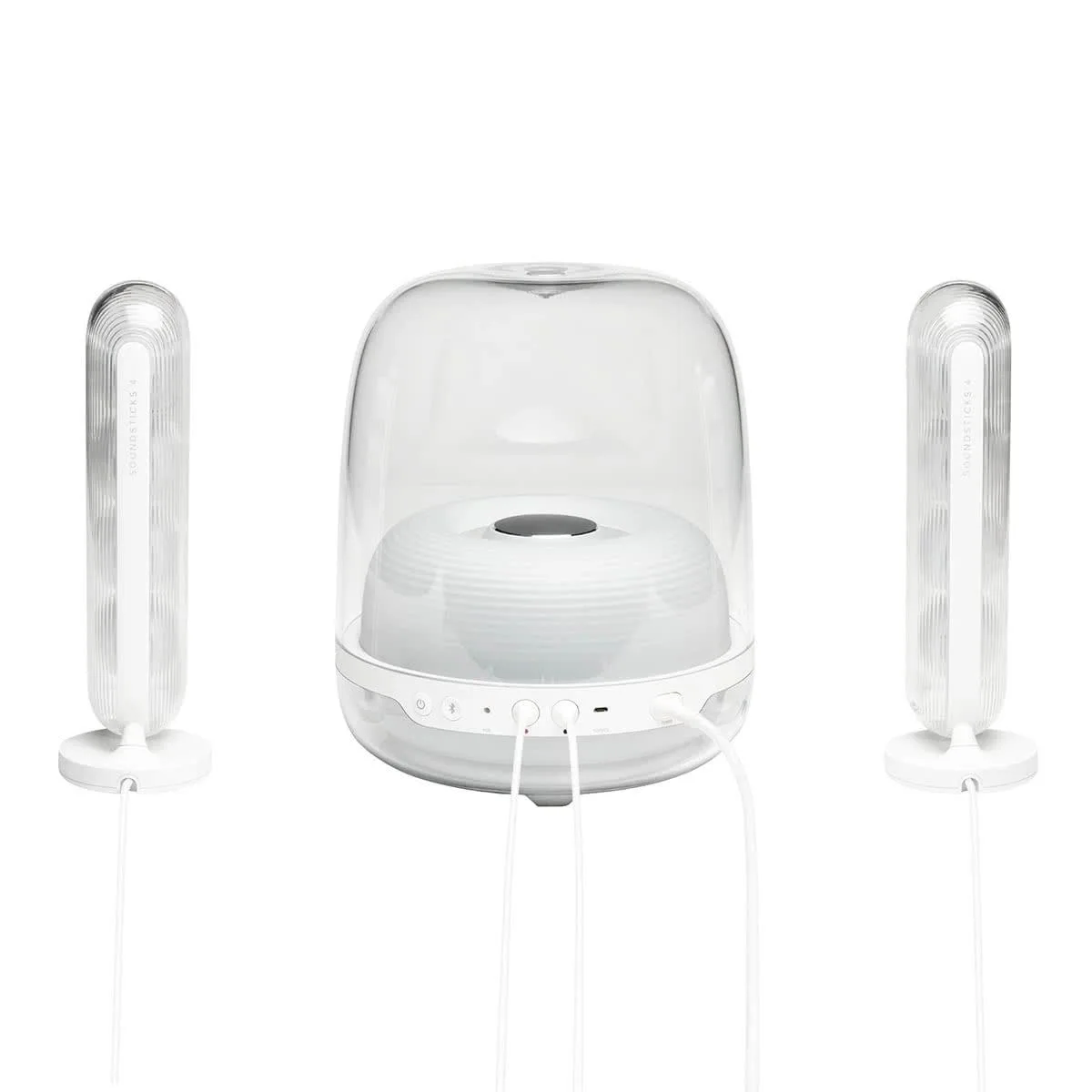 HARMAN KARDON HARMAN KARDON SoundSticks IV home audio speaker system (White) — product photo