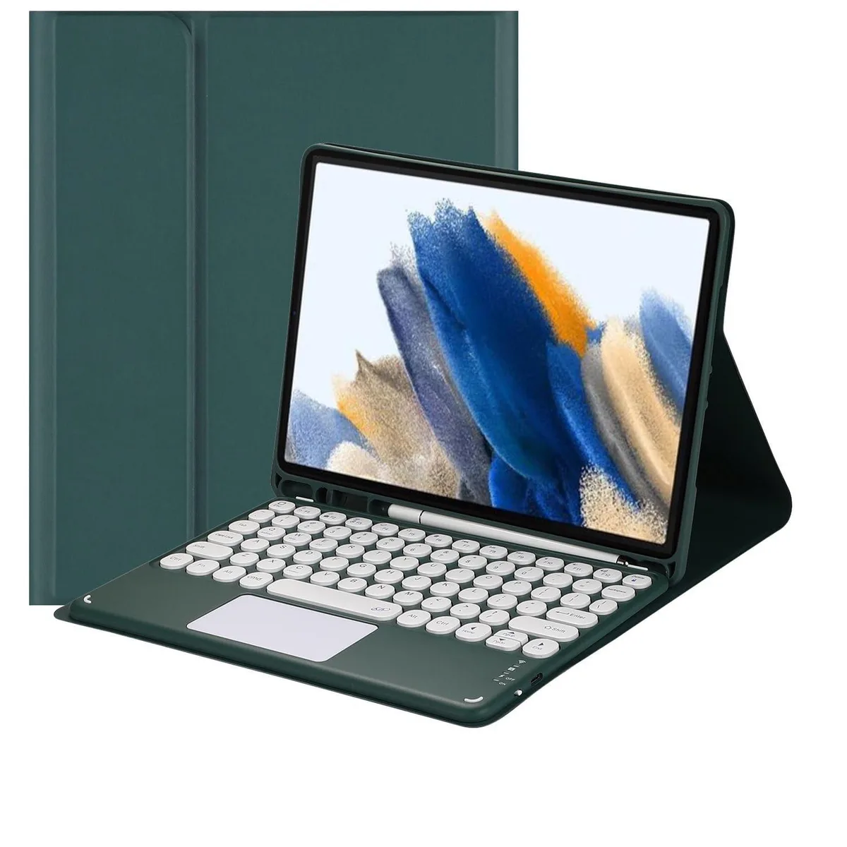 Timoom Timoom Keyboard Case Samsung Tab A8 10.5" 2022 Dark Green — product photo