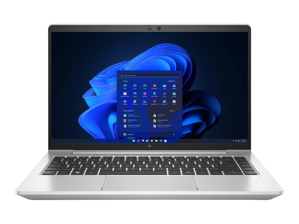 HP HP EliteBook 645 G9 14" FHD Ryzen 5 PRO 5675U 24GB DDR4 256GB SSD Silver laptop — product photo