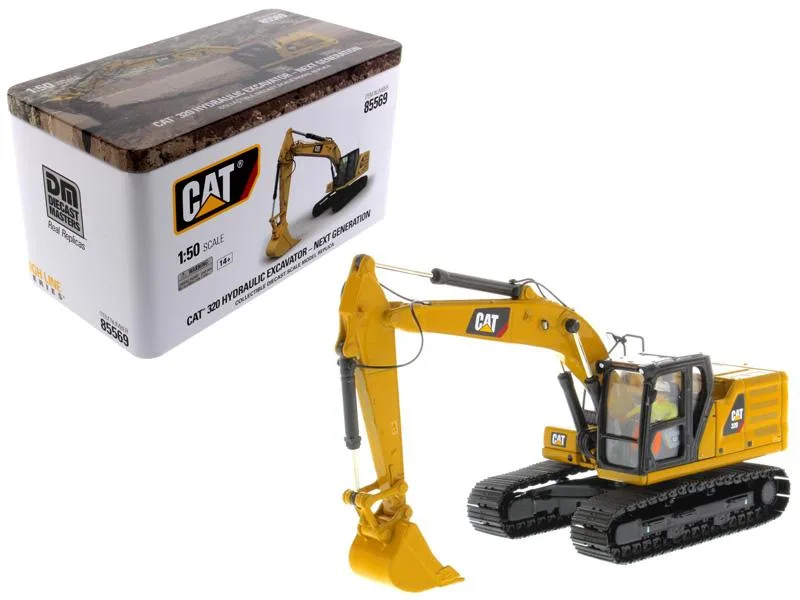 DieCast Masters DieCast Masters CAT 320 Hydraulic Excavator High Line Series 1/50 vehicle — product photo