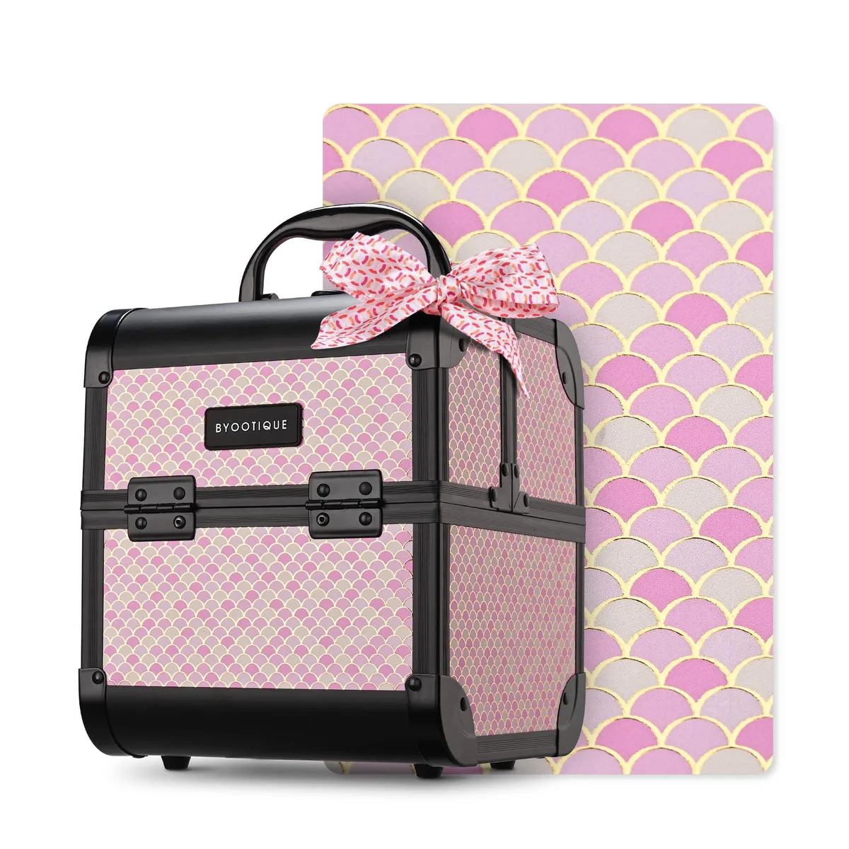 Byootique Byootique 12MKC028-SMALL-AD12 Small Makeup Train Case luggage — product photo