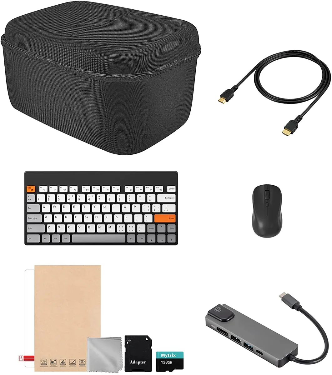Mytrix Technology Mytrix Technology 8-in-1 Steam Deck Travel Bundle with Case, Hub, Keyboard & Mouse (colorful keyboard) — product photo