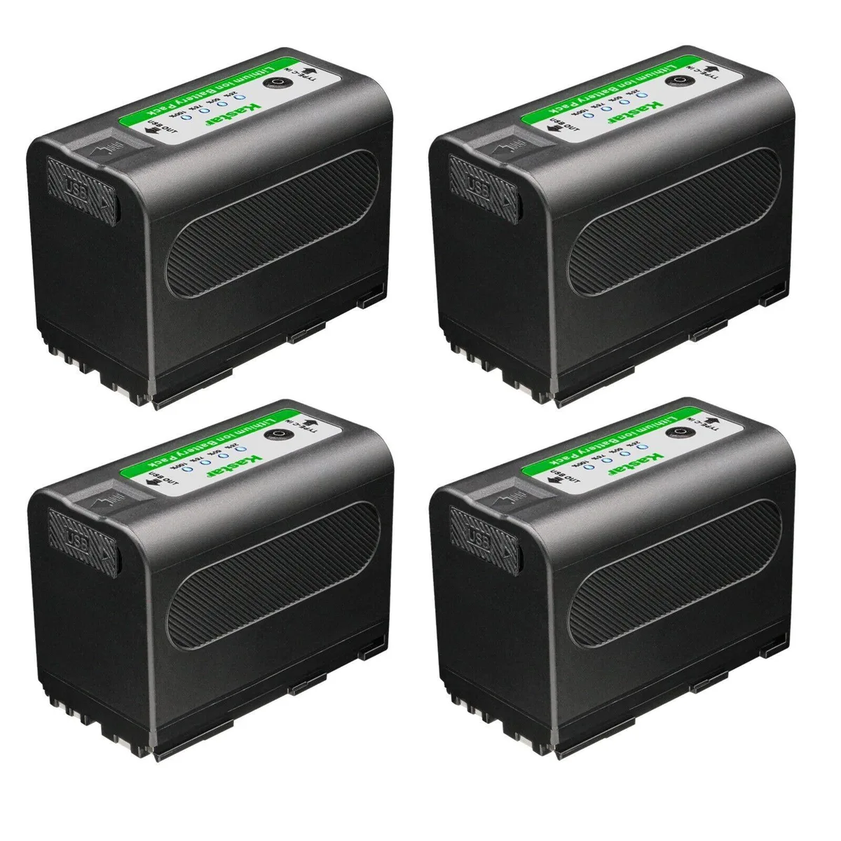 Kastar Kastar 4-Pack BP-950G EXP 7.4V 7000mAh Camera Battery — product photo
