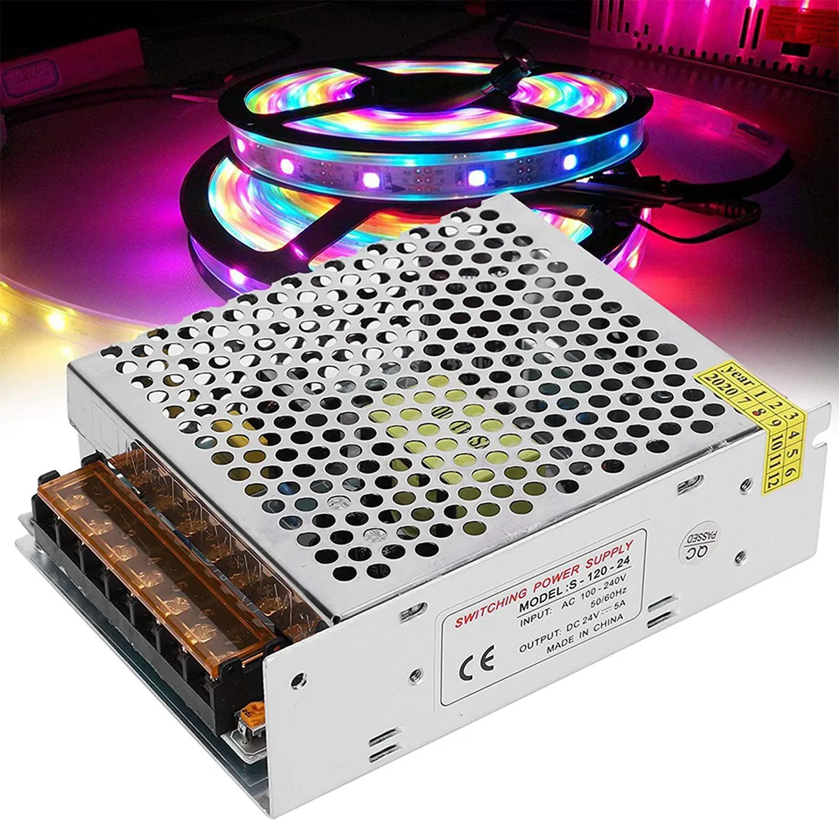 myVolts myVolts S-120-24 24V 5A 120W Radio Transl power supply — product photo