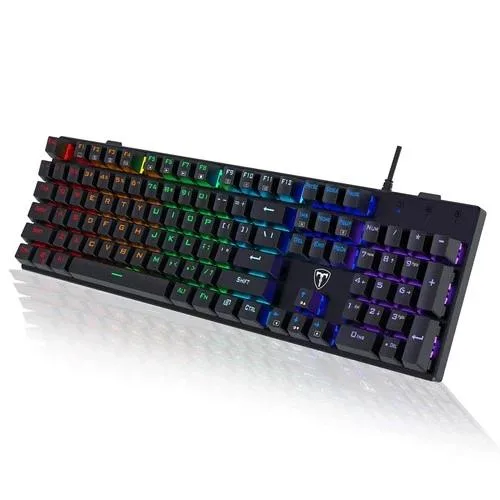  Redragon Mechanical Gaming Keyboard Blue Switch 104 Keys Black — product photo