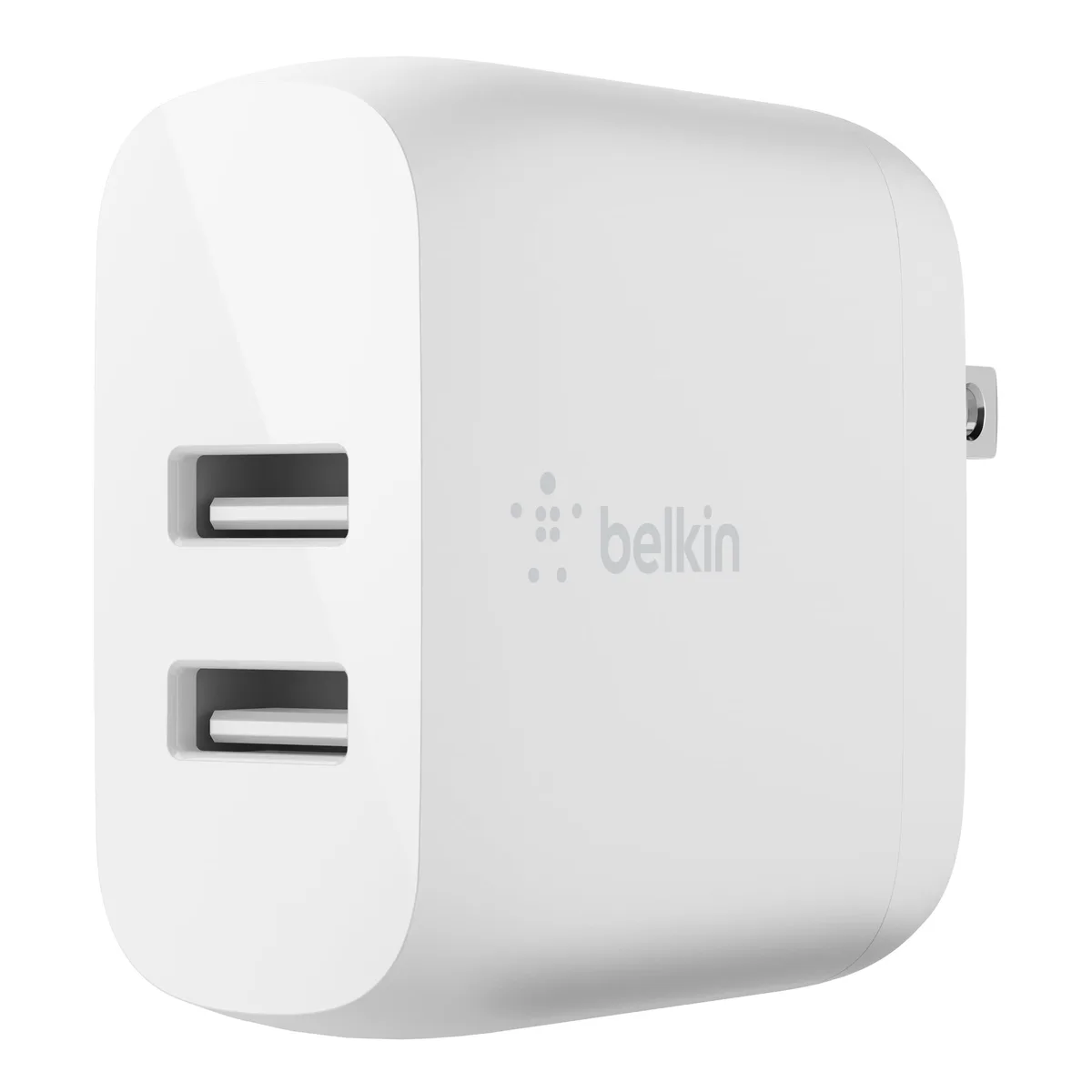  Belkin WCB002dqWH 24W Dual USB Charger White — product photo