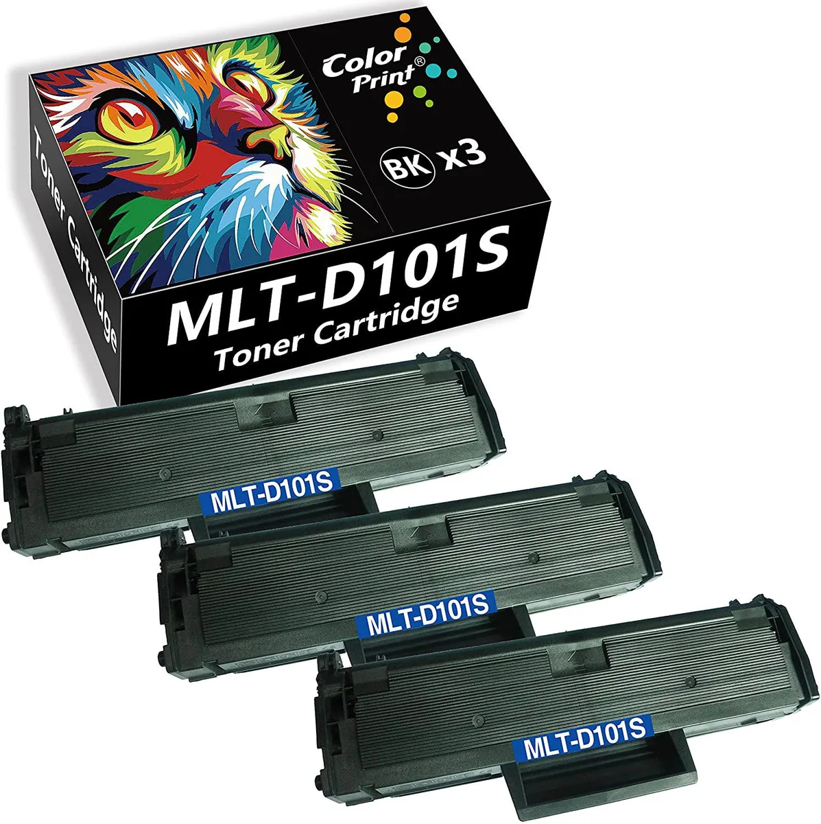 NuoTo NuoTo 3-Pack 101S Toner Cartridge Replacement for Samsung MLT-D101S — product photo