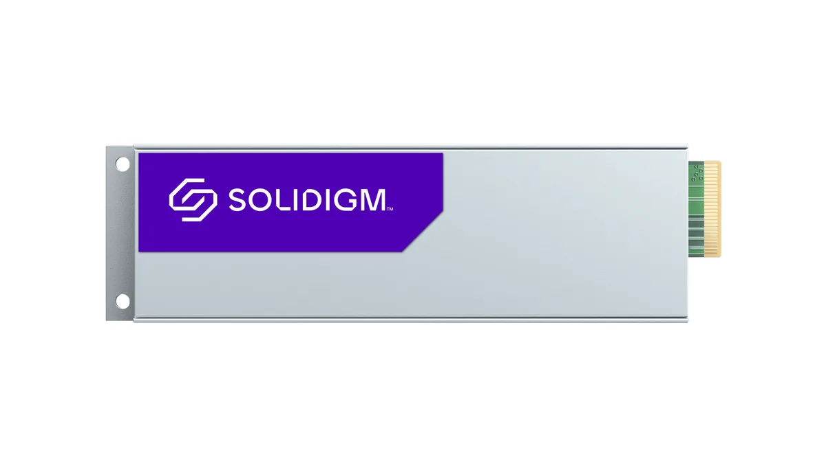 Solidigm Solidigm D5-P5430 3.84TB E1.S 9.5mm enterprise SSD SBFPFUBU038T001 — product photo