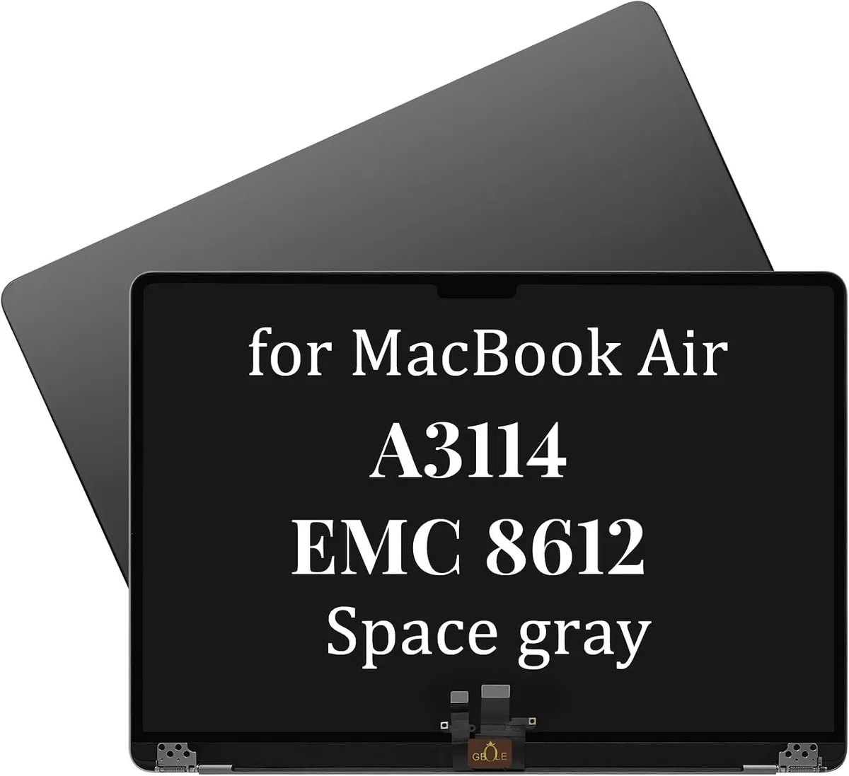 NUOLAISUN NUOLAISUN A3114 M3 MacBook Air A2941 M2 EMC 8612 MRYQ3 MXD23 MXD3 MXD43 laptop screen Space Grey — product photo